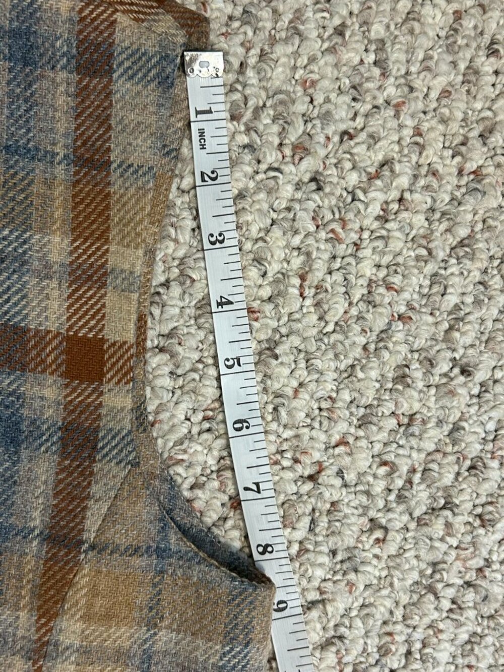 (RESERVED for naturcot) Sezane Drea Jacket - Ochre blue check - US2 / FR34 - Picture 11 of 14